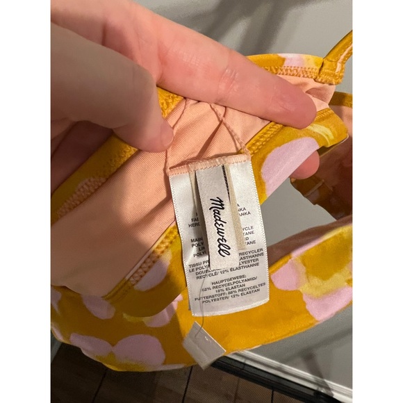 Madewell Second Wave Balconette Bikini Top in Watercolor Floral Size XL & M NWT - Picture 9 of 9